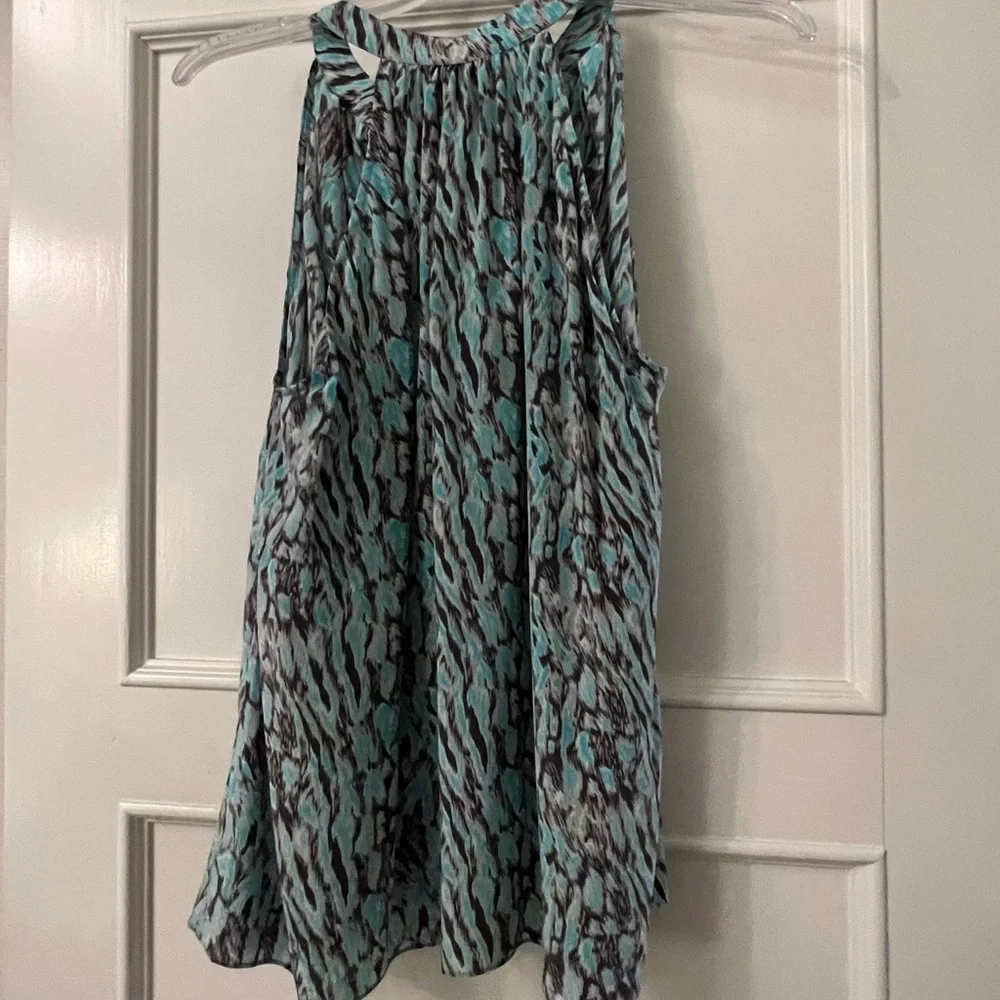 Scoop Patterned Blouse - Picture 3 of 4